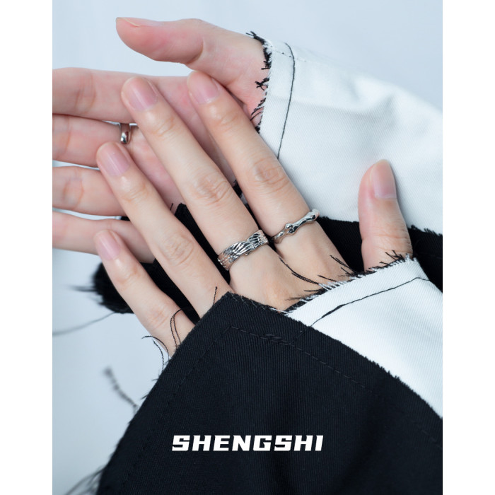 Unique Designer Female Ring Simple Wings Angel Wings Flow Open Index Finger Ring