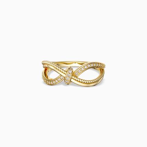 Infinity Three Strands Knot Ring