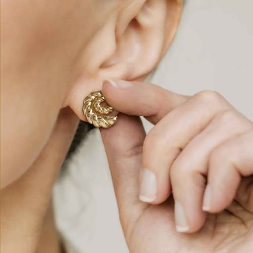 Conch Rope Stud Earrings
