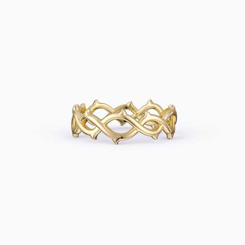 Gold Vermeil Crown of Thorns Ring