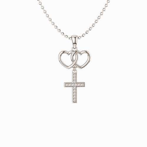 Love And Faith Cross Necklace