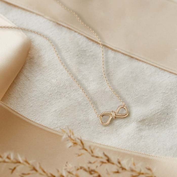 Infinity Three Strands Knot Necklace
