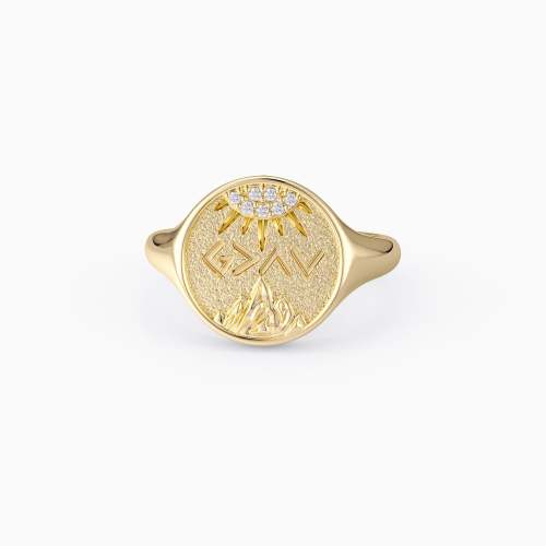 Highs And Lows Signet Ring