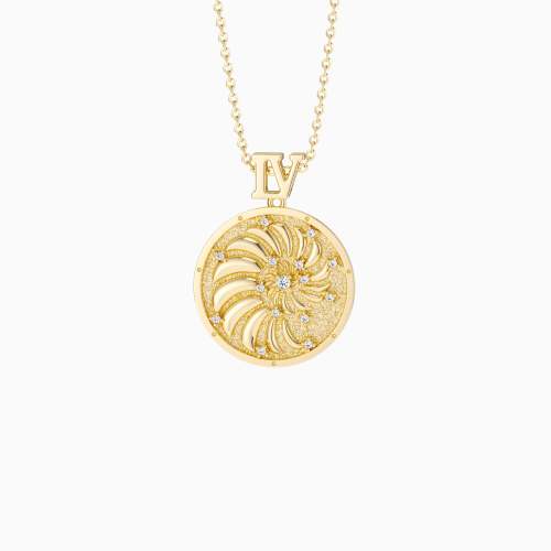 Promised Land Everyday Miracles Blessings Spiral Coin Medallion Necklace