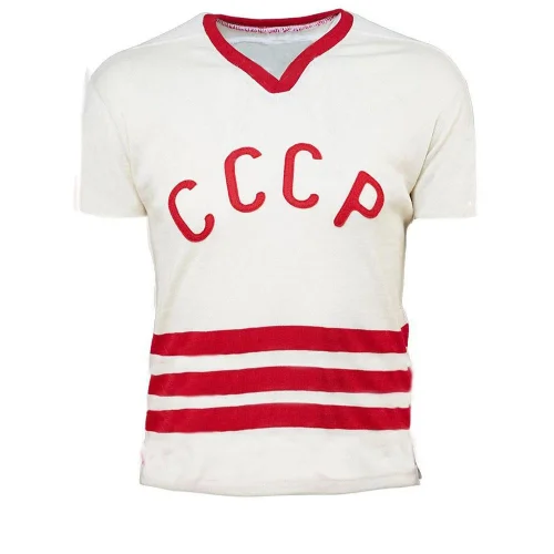 CCCP Soviet Union Hockey T-shirt（#541)