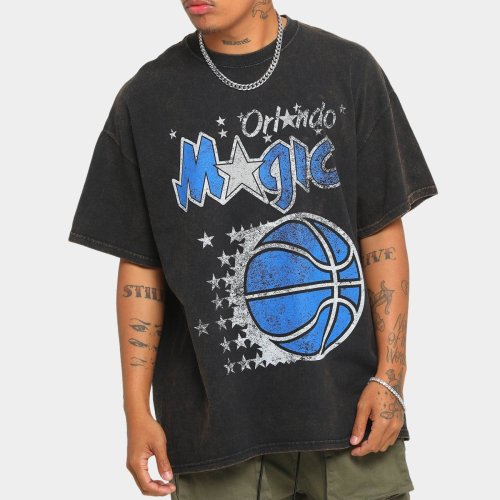 Orlando Magic Unisex Oversized Logo Vintage T-Shirt (#U74)