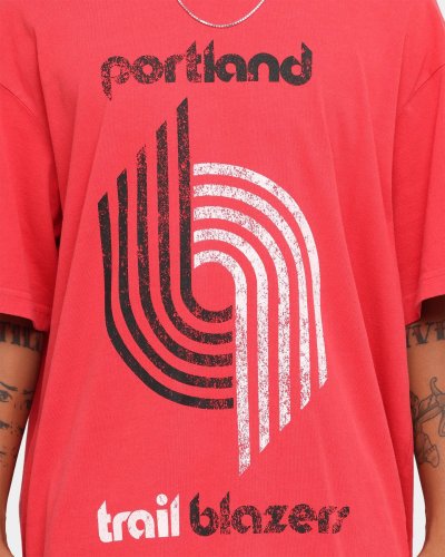Portland Trail Blazers Unisex Oversized Logo Vintage T-Shirt (#U78)