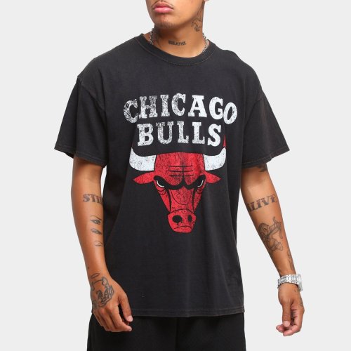 Chicago Bulls Unisex Oversized Logo Vintage T-Shirt (#U87)