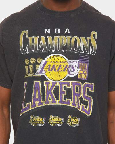 Los Angeles Lakers Unisex Oversized Logo Vintage Champions T-Shirt (#U86)