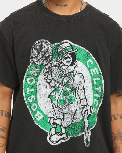 Boston Celtics Unisex Oversized Logo Vintage T-Shirt (#U70)
