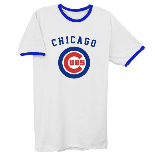 Chicago Cubs Vintage Baseball T-Shirt(#Y51)