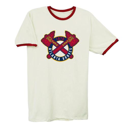 Atlanta Braves 1987 Vintage Baseball T-Shirt(#0A95）
