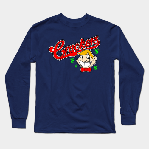 Caucasians Baseball Crackers Long Sleeve T-Shirt (#Z15)