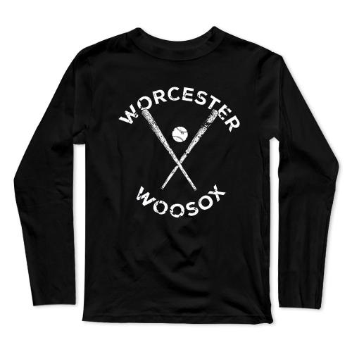 Worcester Woosox Baseball Long Sleeve T-Shirt(#0F27)