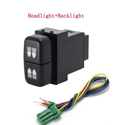 N-BEST dual led Light spot lights on-off spst Push button Switch 12V 3A  For Mitsubishi For triton Pajero
