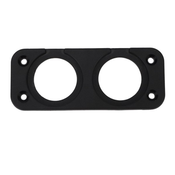 N-BEST Cigarette Lighter Bracket Charger Switch Voltmeter Mounting Plate 1/2/3/4/5/6 Hole Car USB Panel For Ship Motorcycle Truck Golf Cart ATV UTV RV