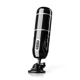 7 Telescoping 7 Spinning Effortless Fun Masturbation Cup with Suction Base