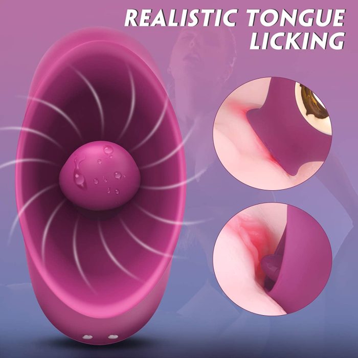 PHANXY 2 in 1 Licking & Vibrating Nipples Clitoral Stimulator with 9 modes for Quick Orgasm
