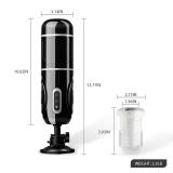 7 Telescoping 7 Spinning Effortless Fun Masturbation Cup with Suction Base