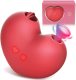 ToyCod Clitoral Sucking Tongue-Licking Vibrator - 10 Suctions +10 Licking Modes with Portable Rechargeable Heart Shape Case