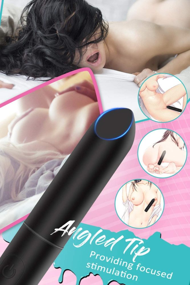 Bullet Vibrator with Angled Tip