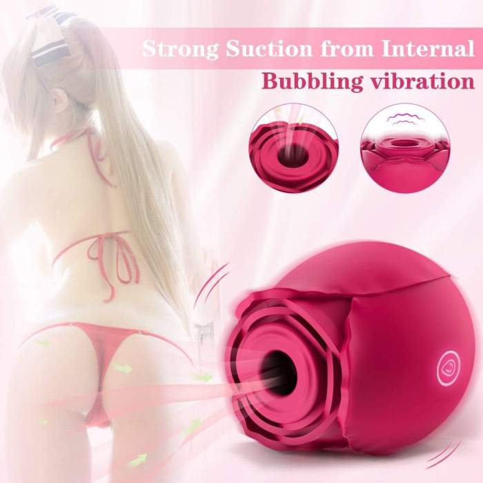 ROSE Vibrator Rose Toy Clit Sucker