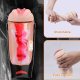 Electric Pocket Pussy Male Masturbator Cup - Adorime 3D Stroker with Realistic Vagina Texture for Men Solo Play Oragsm, Lifelike Masturbation Adult Sex Toys with 10 Intense Vibrating Modes & Clamping