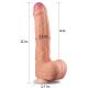 11 Inch Dual-layered Suction Cup Silicone Realistic Dildo