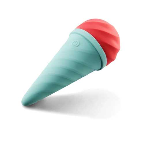 10-Speed Ice Cream Hand-held Vibrator for Full Body Massage