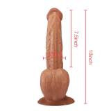 Huge 10-Inch Dildo with 3D Balls
