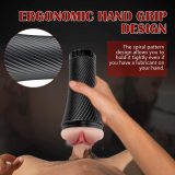 2 in 1 Thrill Realistic Textured Vagina Pocket Pussy Stroker