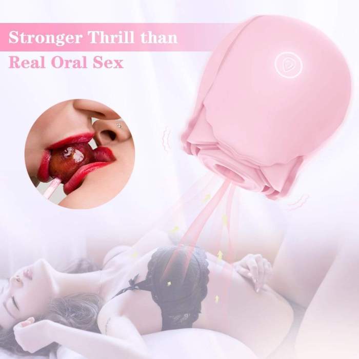 ROSE Vibrator Rose Toy Clit Sucker