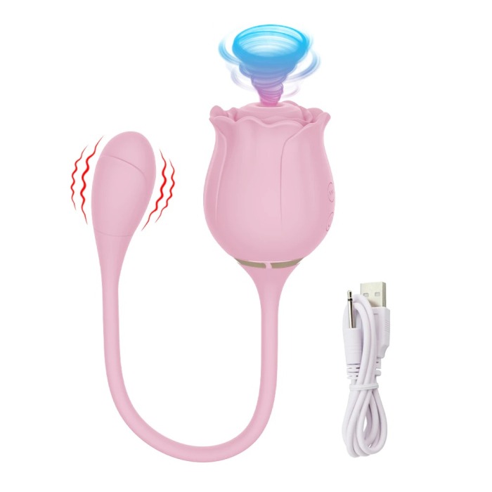 Rose Clitoris Sucking Vibrator for Women Clitoris Stimulator Nipple Sucker Vibrating Love Egg Intimate Goods Sex Toys for Adults