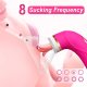 Clitoral Sucking Tongue Vibrator with 8 Strong Sucking Modes and 5 Licking Modes Rechargeable Clitoris Nipples Suction Stimulator Adult Sex Toys for Couples or Solo