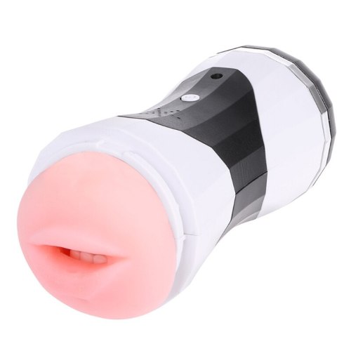 Male Masturbator Powerful Multi Modes Electric Masturbating Cup 2 in 1 Realistic Channel Pocket Sex Toy for Men