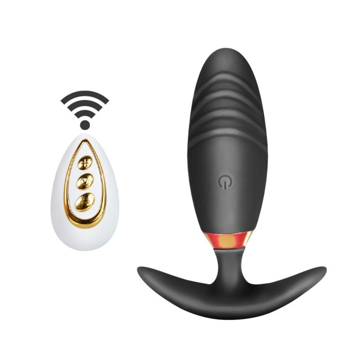 Wireless Soft Silicone Anal Butt Plug Prostate Massager
