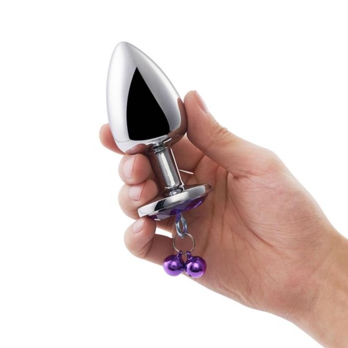 Metal Bells Jewel 3 Anal Plug Set Adult Toy