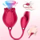 Rose Sex Toy Vibrating Massager Vibrator Woman Clitoris Penis Sleeve Clitoris Sucker Powerful Vibrator Clitoris