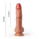 8.5” Remote Control 10-frequency Squirming Vibrating Heating Dildo