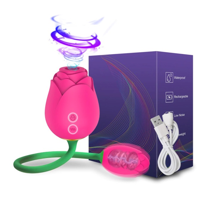 Rose Clit Sucker Vibrators for Women Powerful Clitoris Stimulator Vacuum Sucking Female Love Vibrating Egg Sex Toy for Adults 18