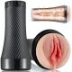 2 in 1 Thrill Realistic Textured Vagina Pocket Pussy Stroker