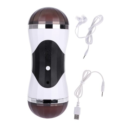 Male Masturbator Powerful Multi Modes Electric Masturbating Cup 2 in 1 Realistic Channel Pocket Sex Toy for Men