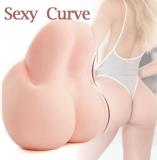 9.4'' Doggy Style Pussy Ass Male Realistic Masturbator With Lifelike Labia-Nude