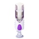 Purple-White 10-Frequency Telescoping 10 Speeds Voice Masturbation Cup
