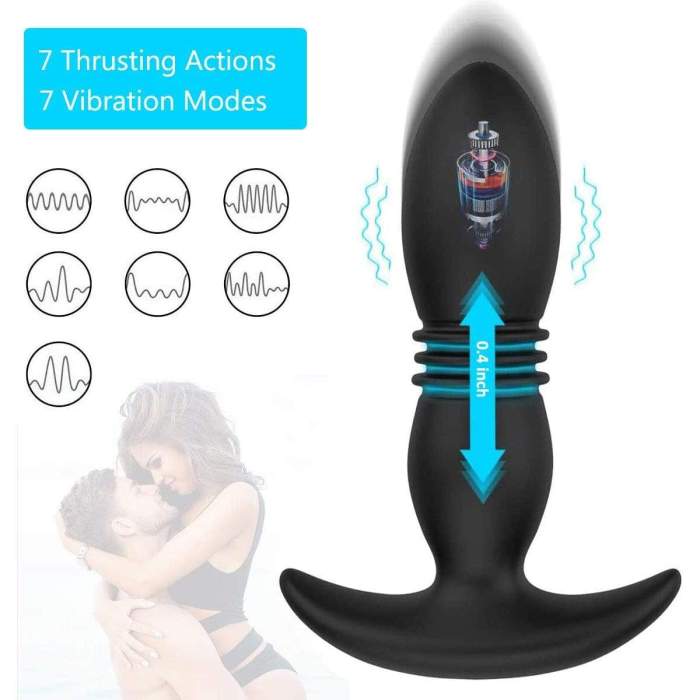 Thrusting Anal Vibrator Prostate Massager