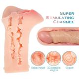 6.89 Realistic Vagina and Ass Doggy Style Male Masturbator