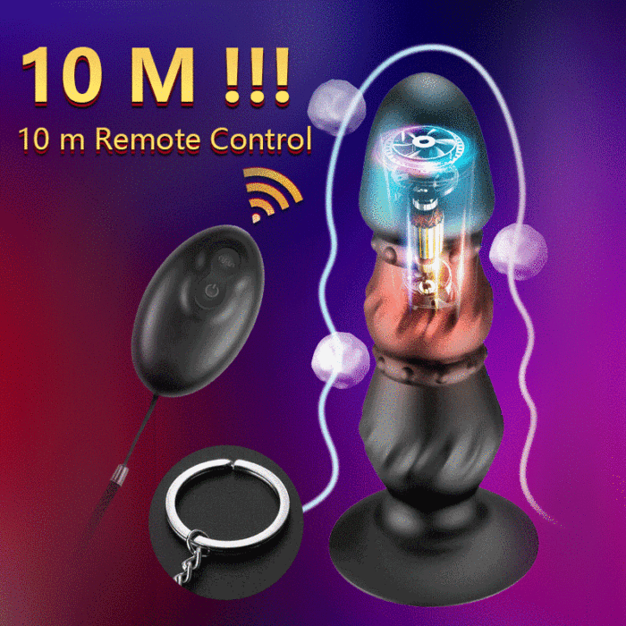 10 Speed Prostate Massager Wireless Remote Control Anal Bead Butt Plug Stimulator USB Charge Anal Vibrator Sex Toy for Men Women