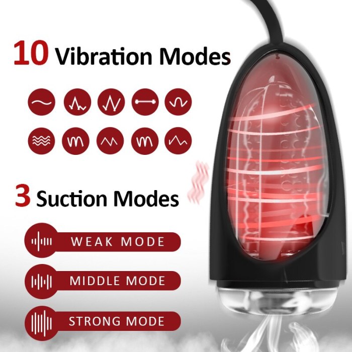 Remote Sucking Masturbator Male 10*3 Modes Vibration & Suction Penis Training Delayed Ejaculation Masturbators Sex Toys for Men