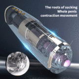 Sexoralab Automatic Piston Telescopic Real Vagina Electric Male Masturbator Cup
