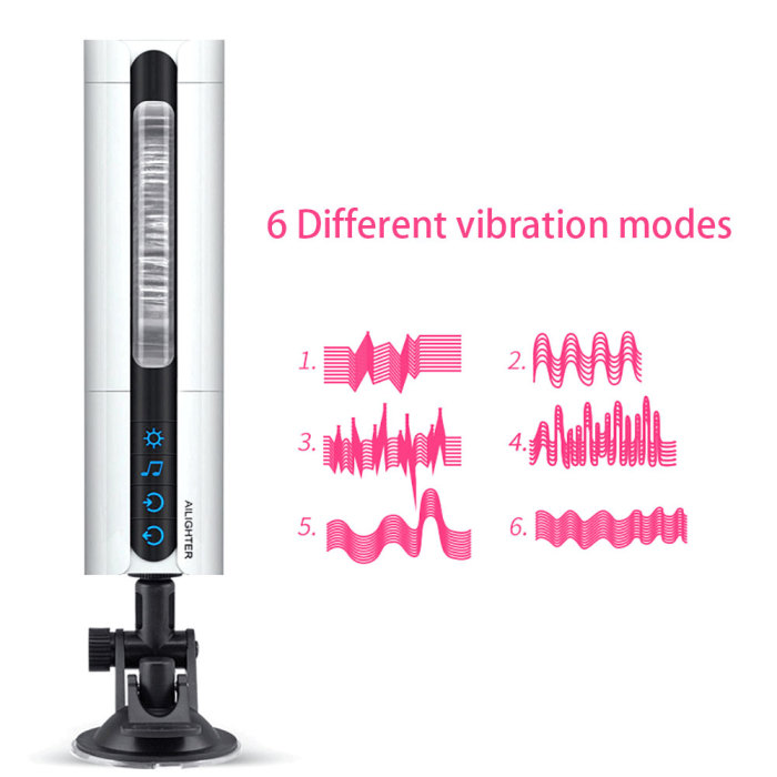 OLO Intelligent Voice Heating Sucking Masturbation Cup Vibrating Oral Aircraft Cup Deep Throat Male Masturbators Sex Toy for Man